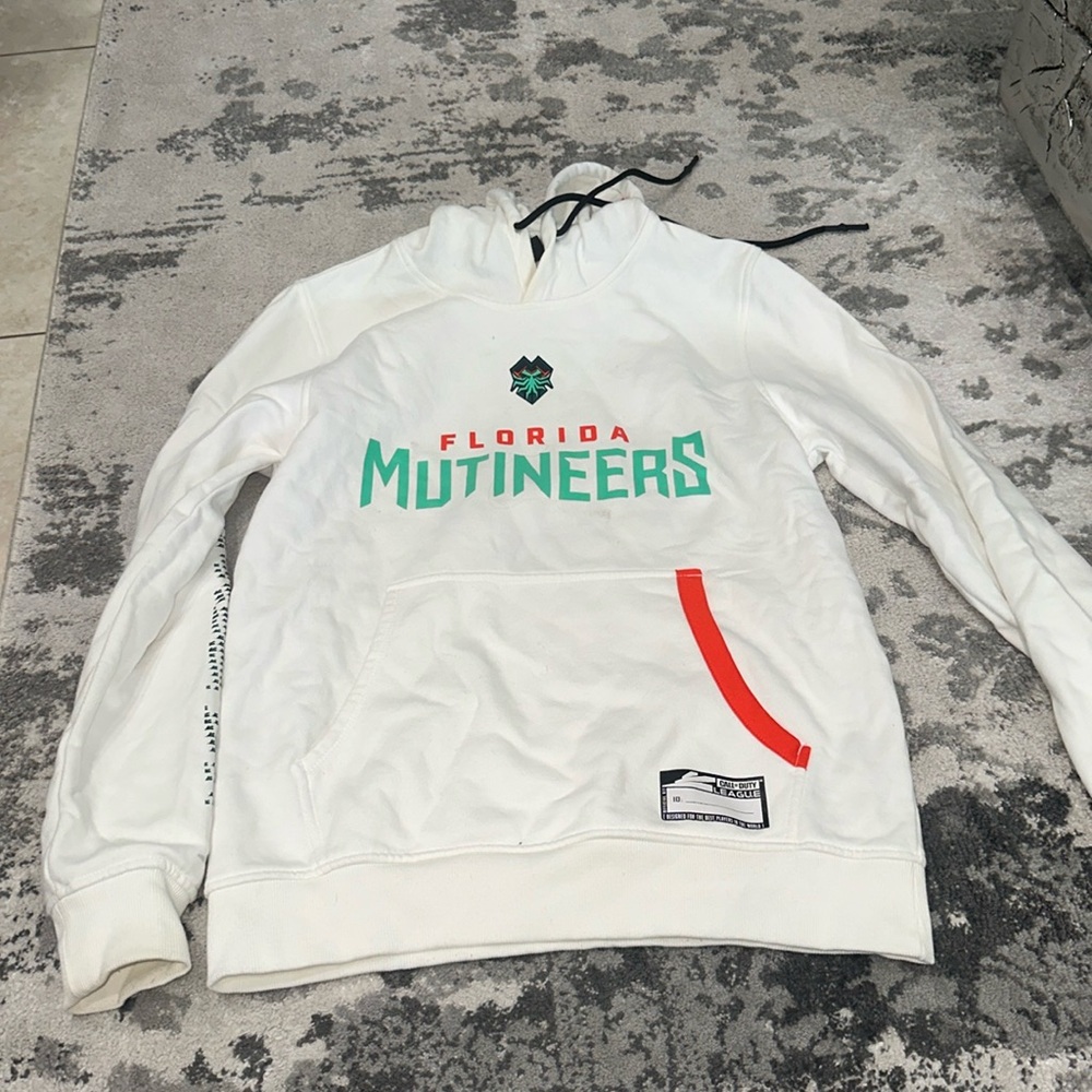 Call of Duty League Florida mutineers white hoodie